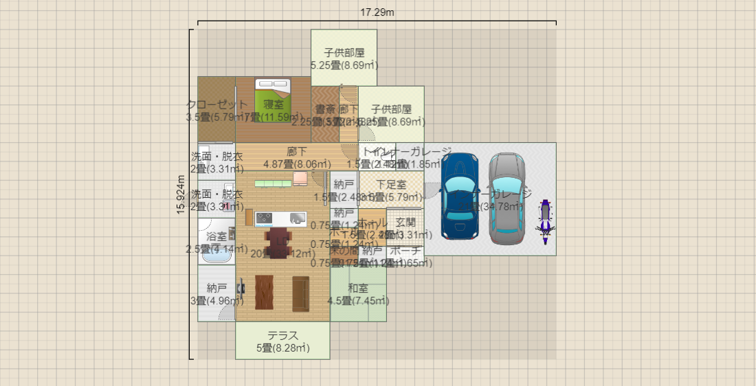 家づくりベース間取り4