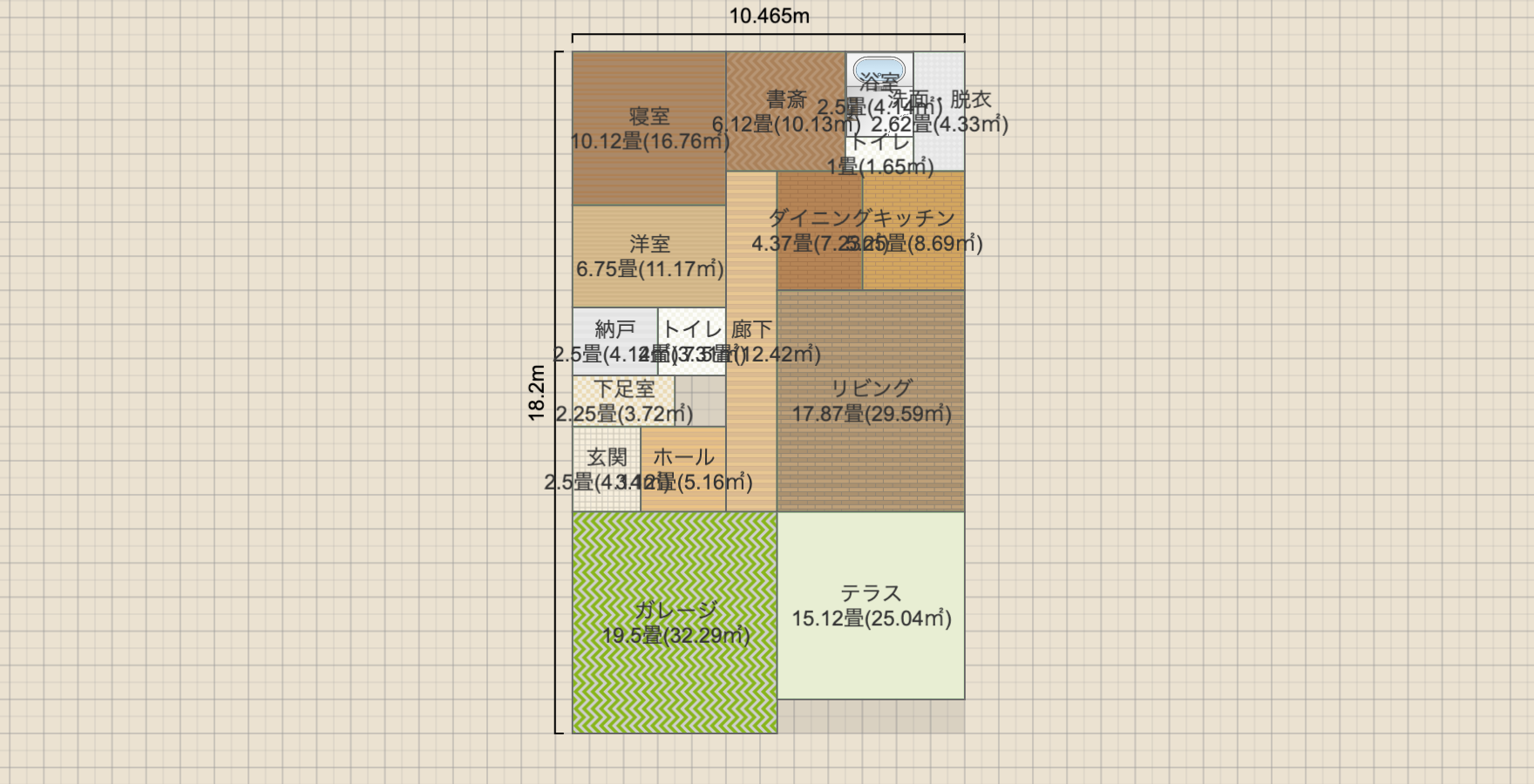 平屋S　テラス