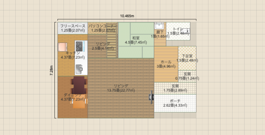 ２階建て