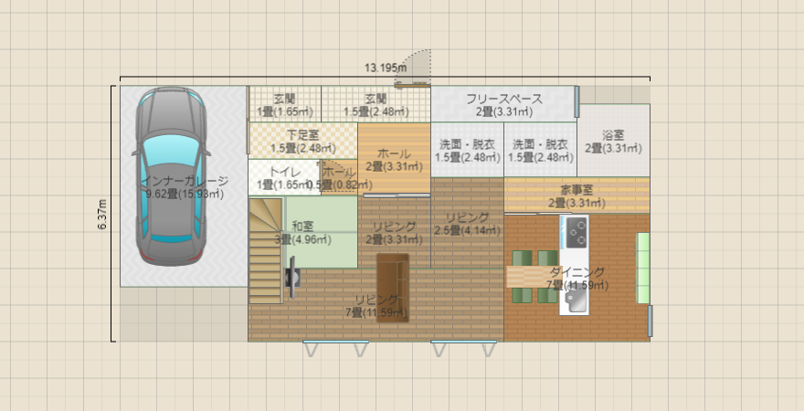 北側道路13×6.3