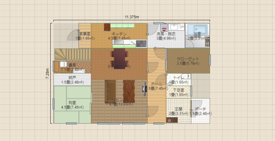 2階建て東入り口