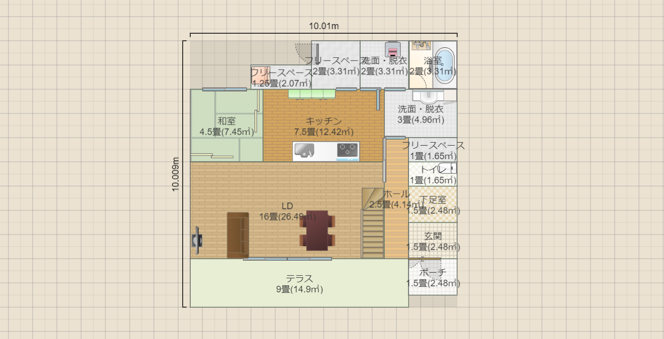 南東入り　まっすぐ