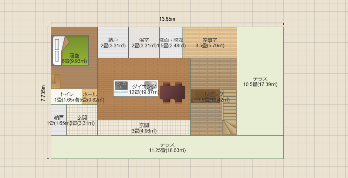 大きな吹き抜け１