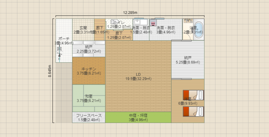 平屋/回遊