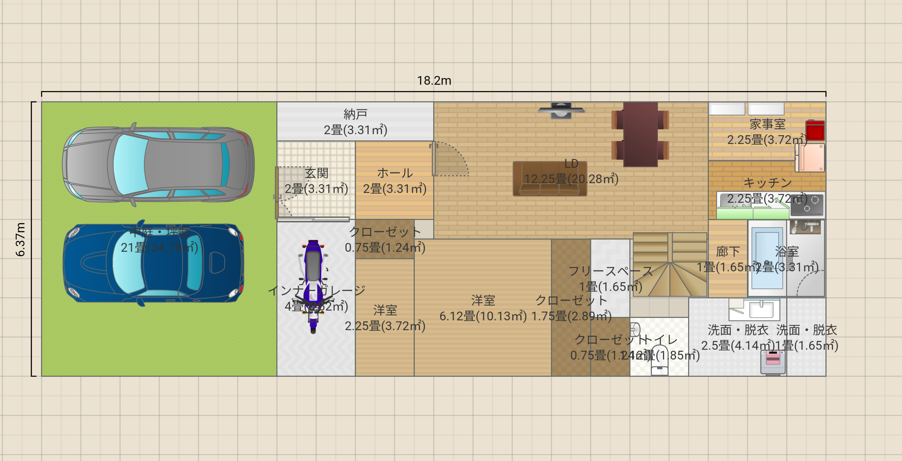 お試し25坪