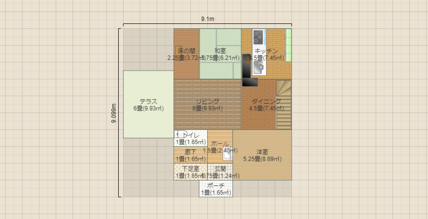 総2階2階風呂5LDK2