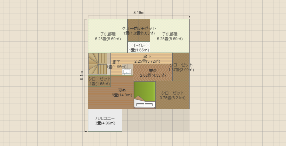 4.5間×4間　案4