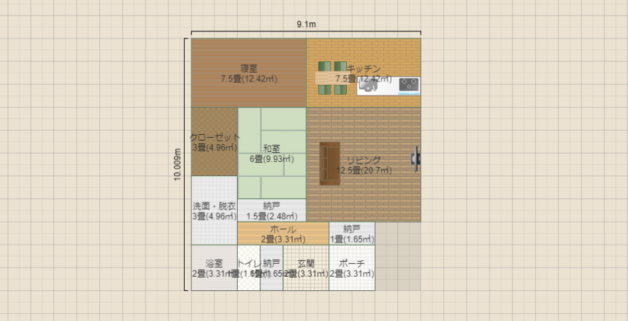 平屋25坪-2