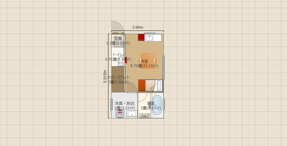 6.5坪の平屋