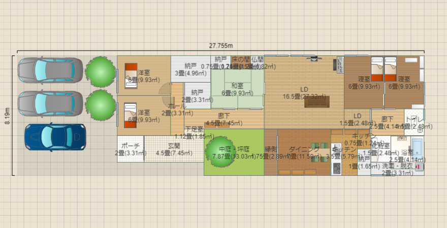 4bedroom(F邸）