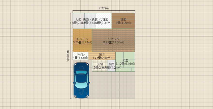 14坪平屋（土地約２０坪）一人暮らし