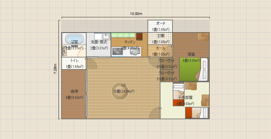 離れ改築計画（平屋）その3