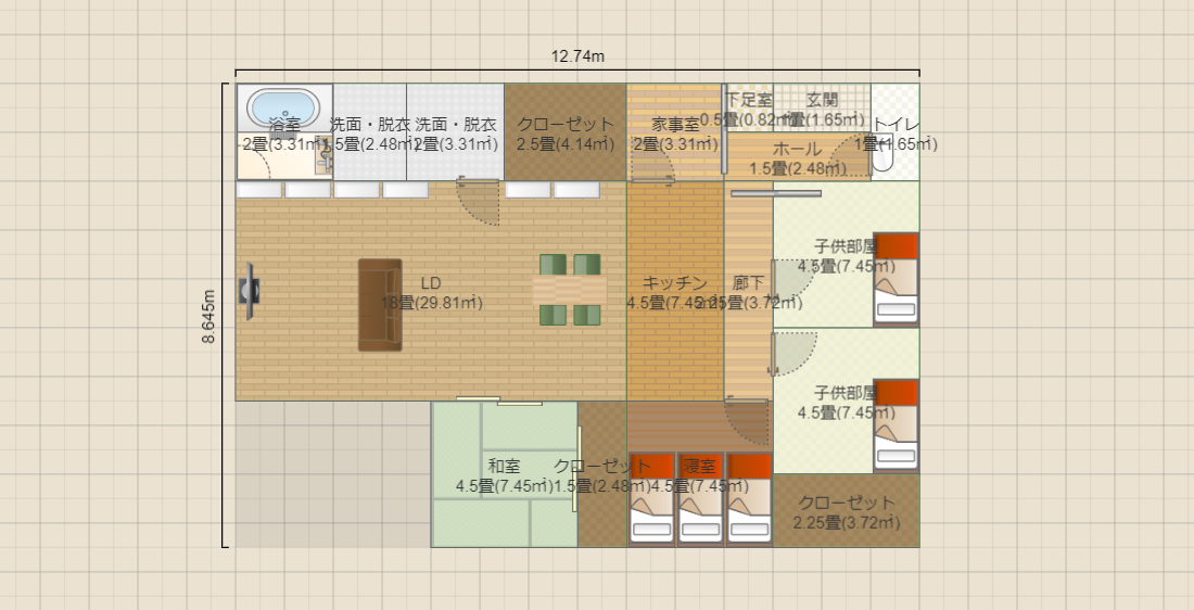 間取り案①ぶたひこ