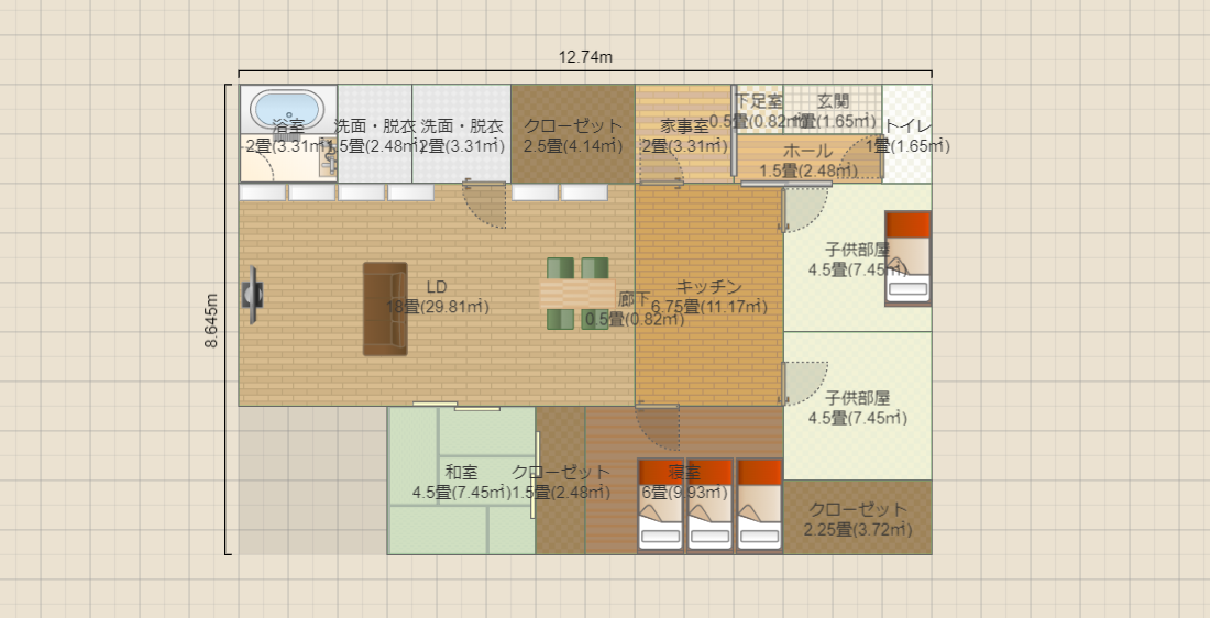 間取り案①ぶたひこ