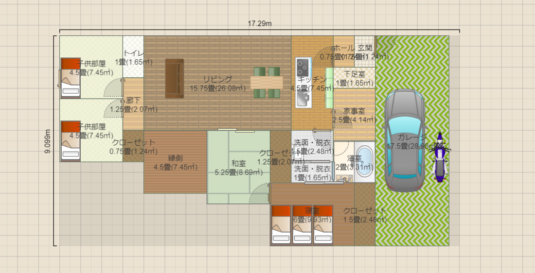 間取り案②ぶたひこ