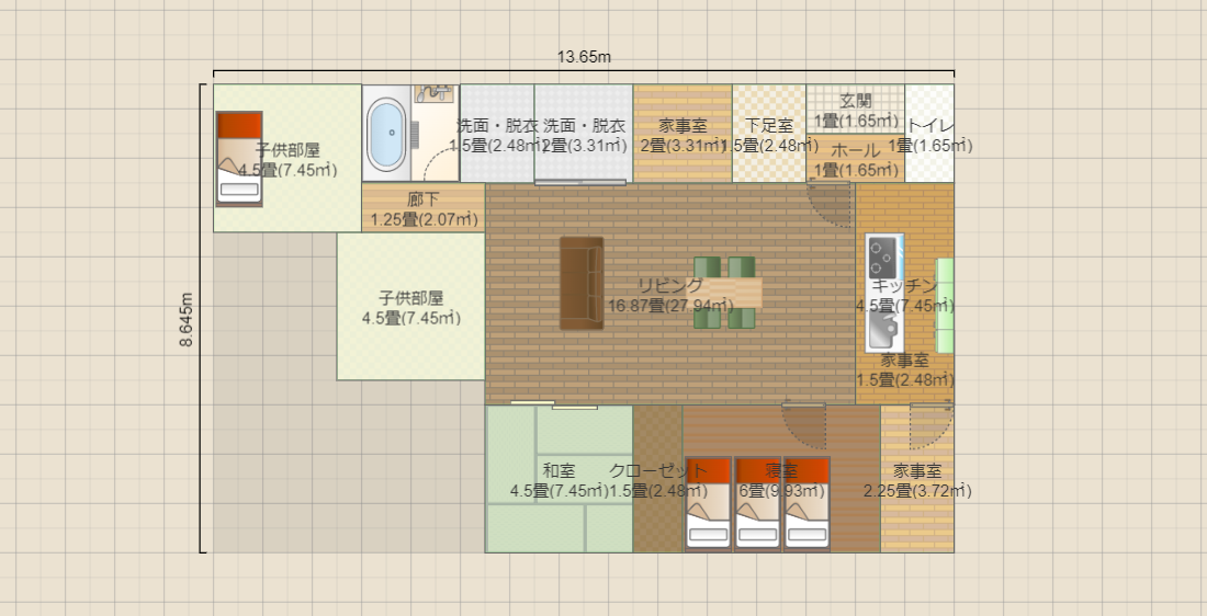 間取り案⑥ぶたひこ