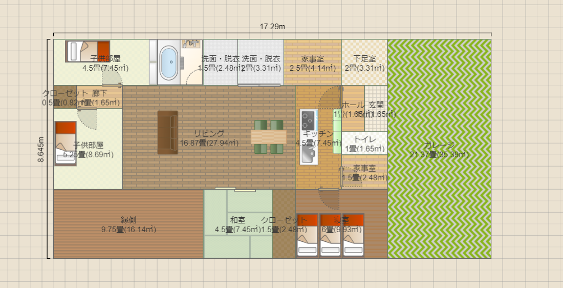 間取り案⑩ぶたひこ