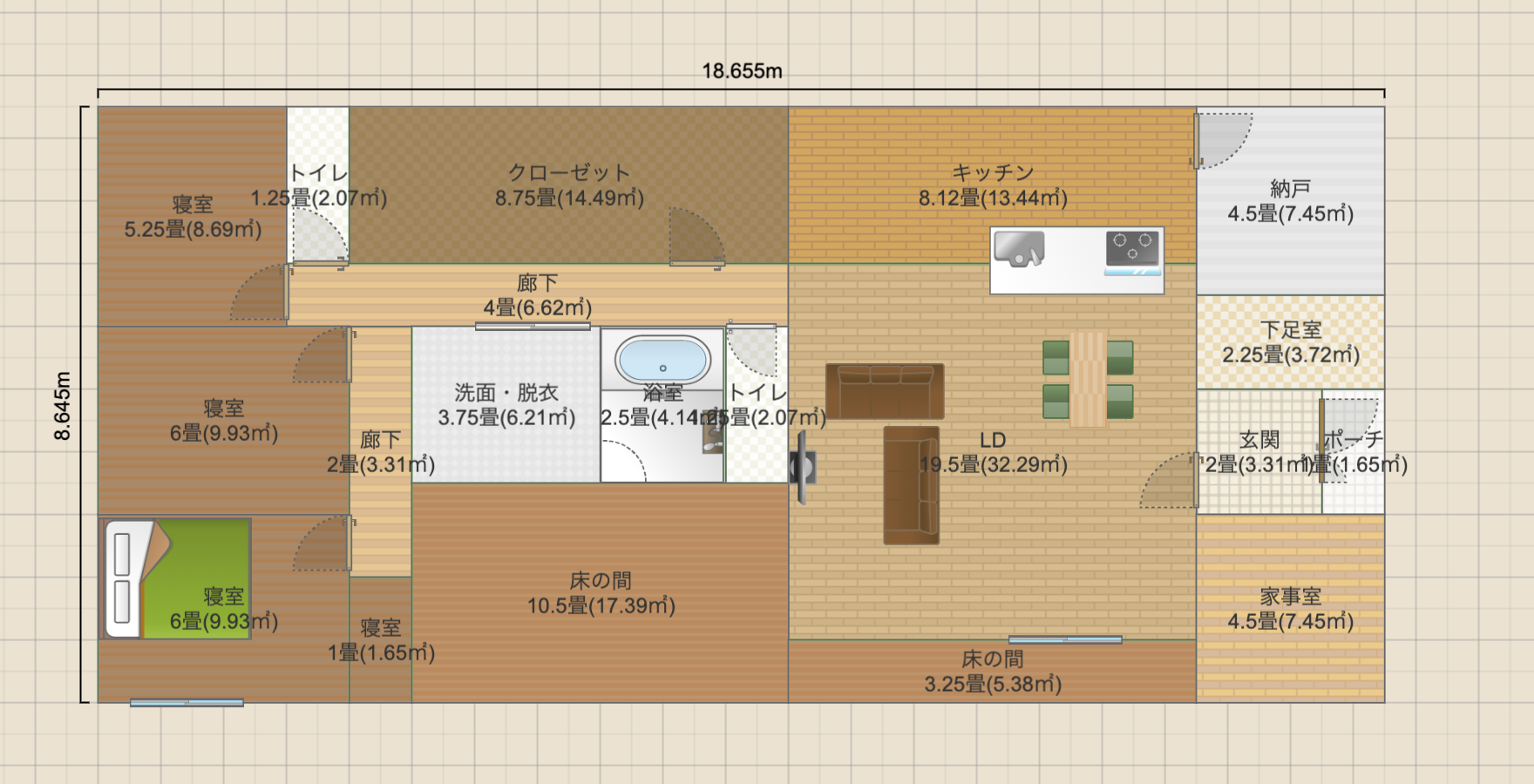 2階建て案