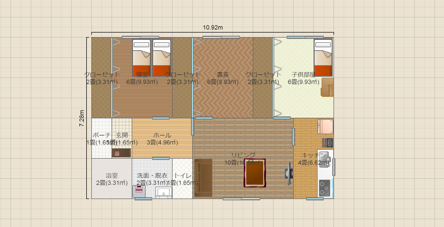 24坪　西玄関