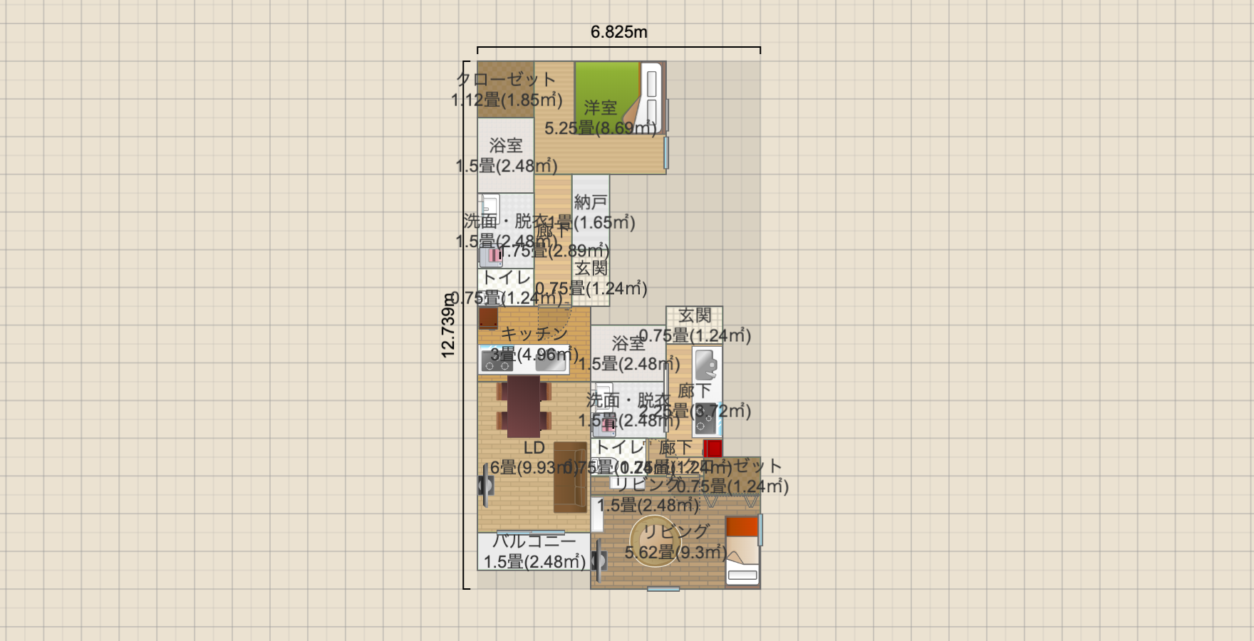 賃貸間取り