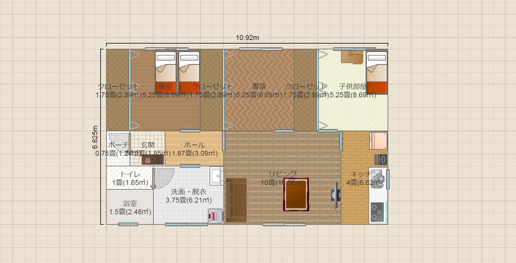 24坪　西玄関　M案