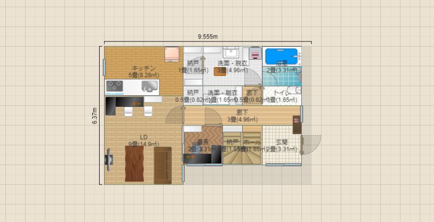 バンビ間取り３