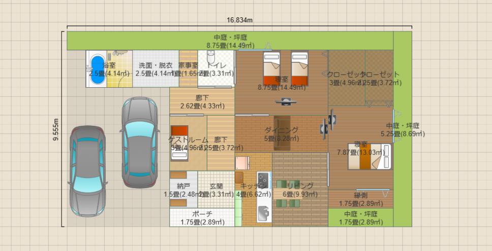 介護住宅　平屋3LDK