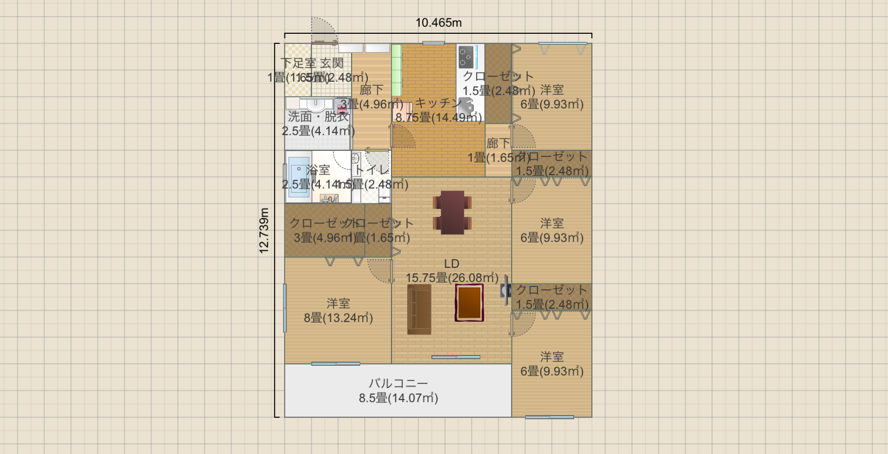 4LDKマンション