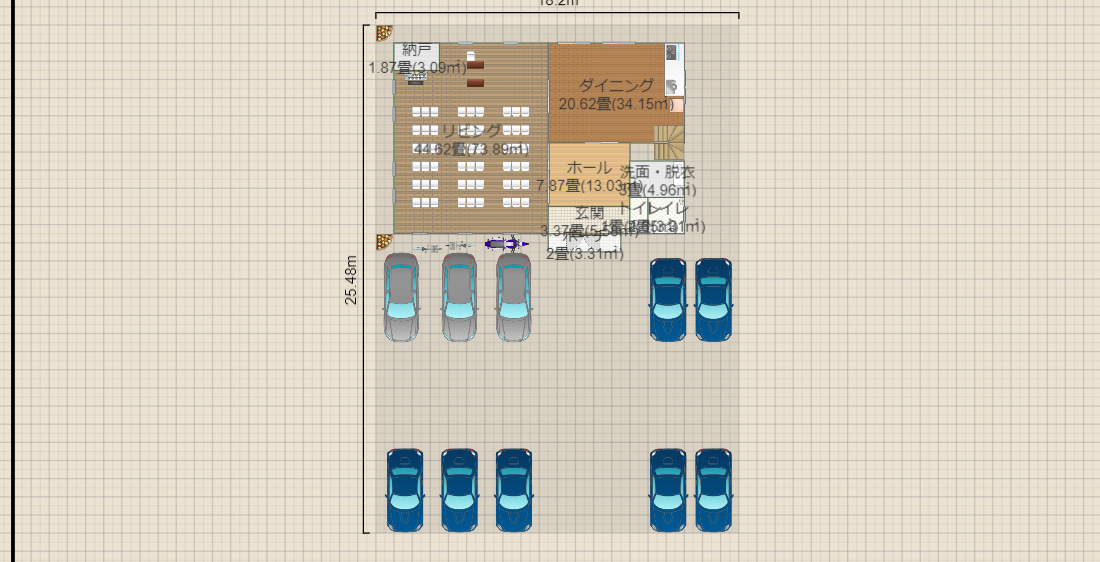 教会案１-3（54名、出入り自由10台）