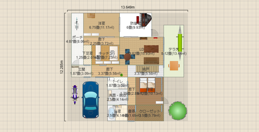 ライフシーン01　田口邸