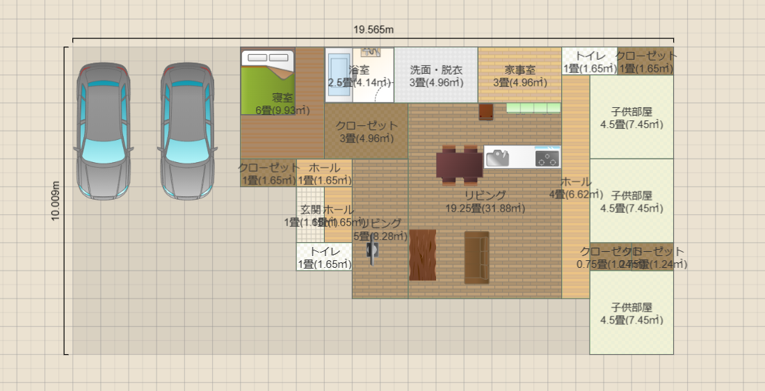 平屋33.8坪