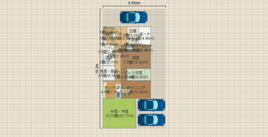 東玄関　南ダイニング