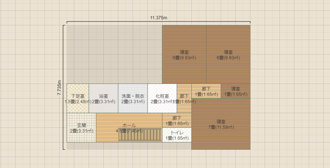 真四角じゃないプラン