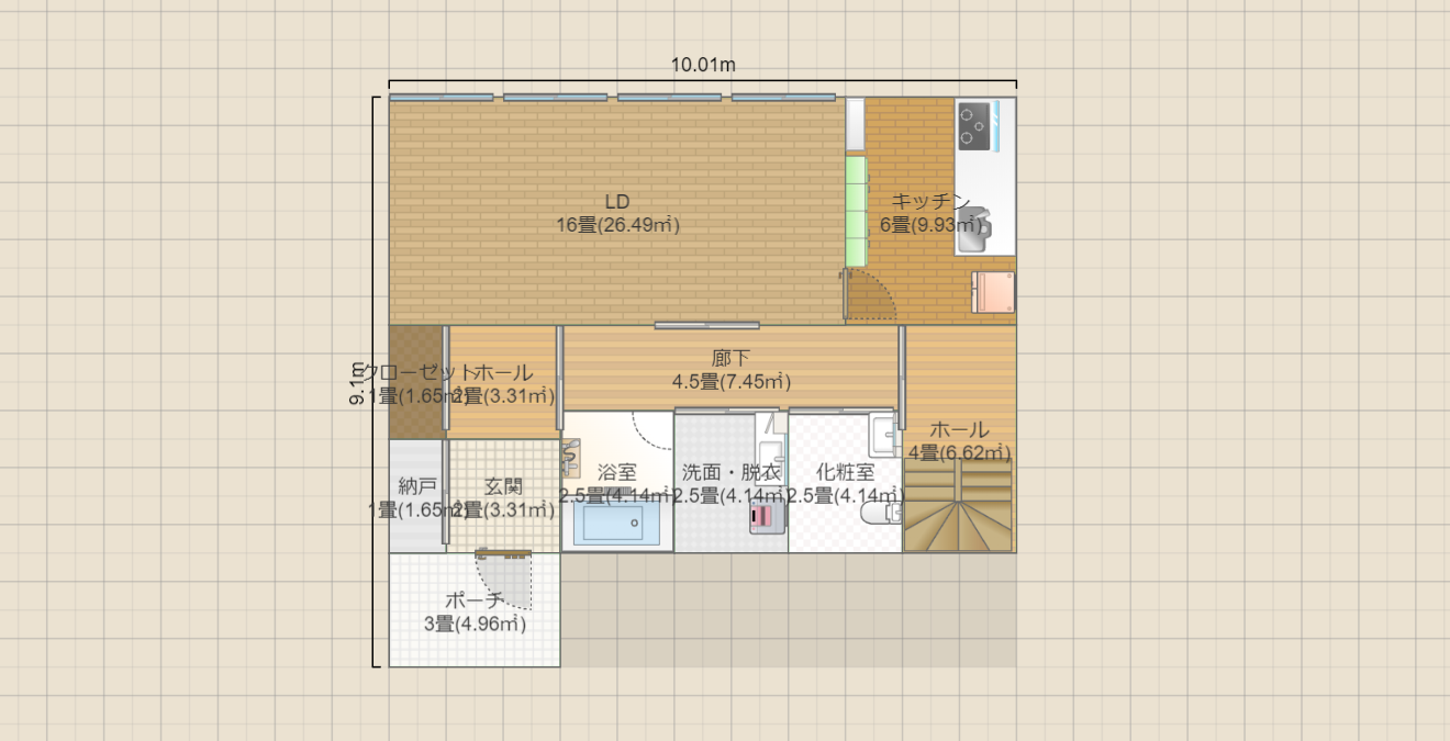 34.5 招き屋根