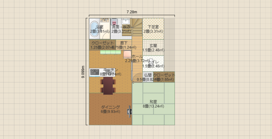 35坪　２階和室