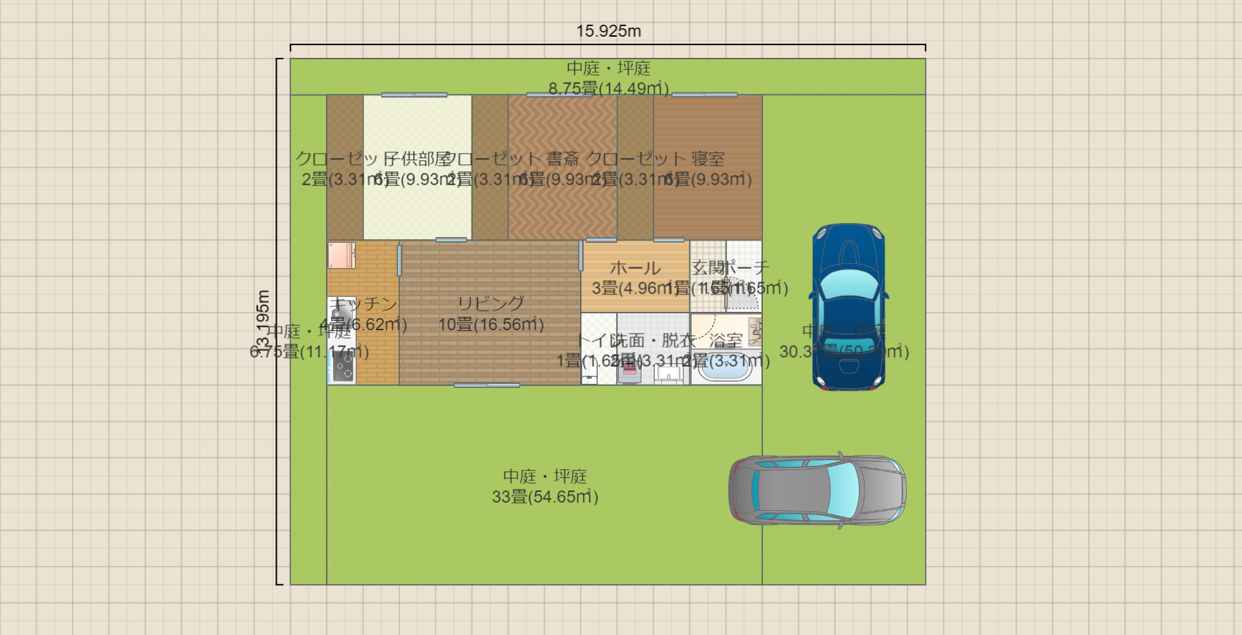 上野　南向き