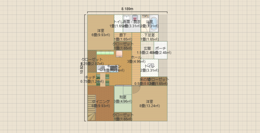 1階２つトイレと居室　1階で完結生活2