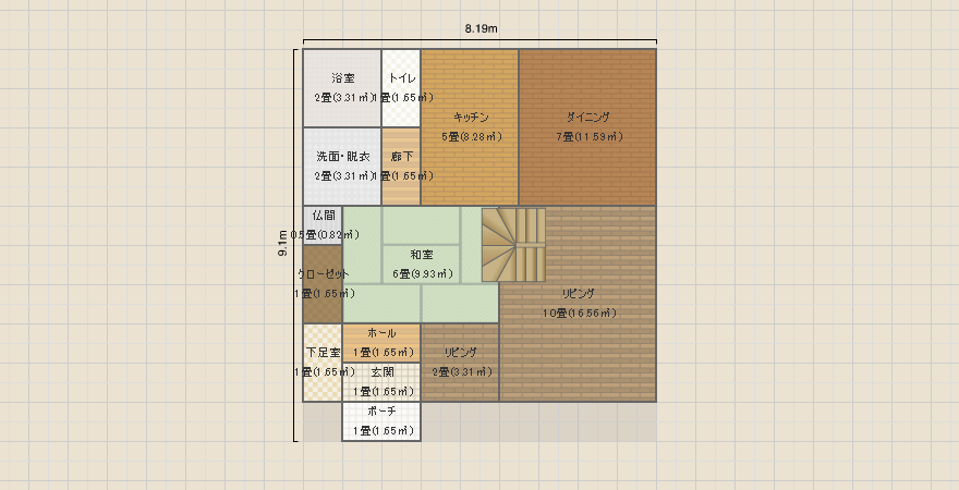 西南玄関