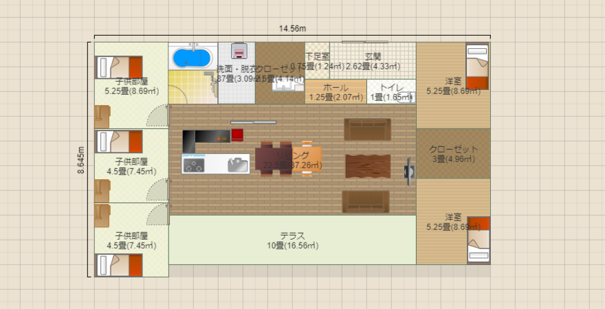 5LDK平屋30坪①