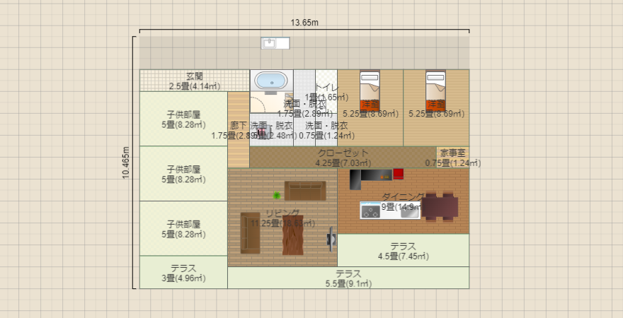 5LDK平屋30坪②