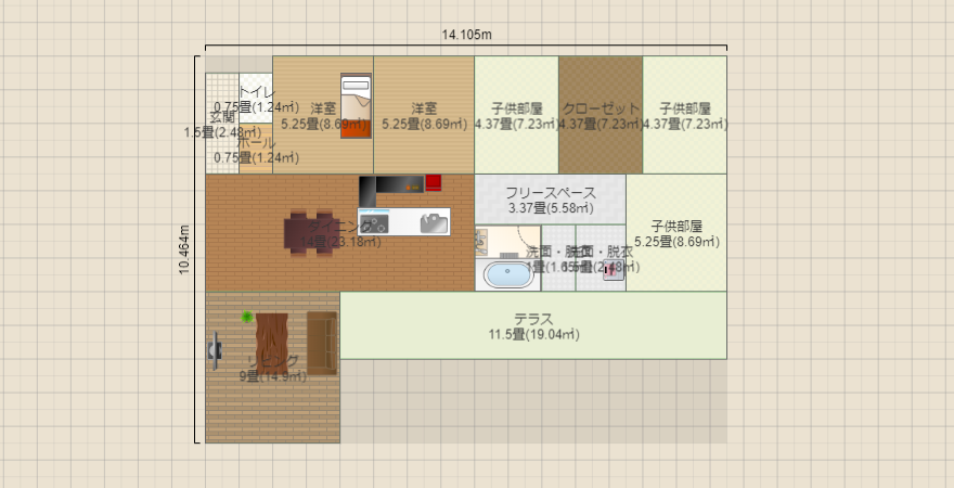 5LDK平屋30坪④