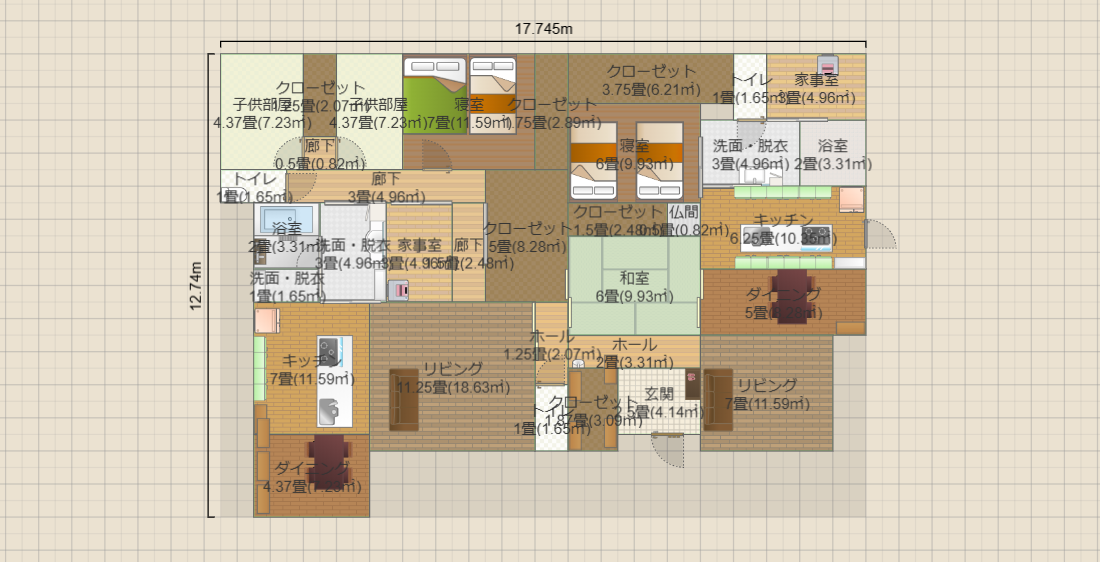 案8（パントリーなし_寝室改善_改善案4）