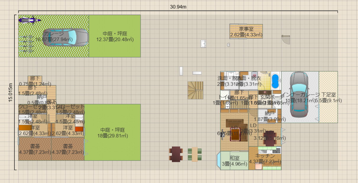 案２（建蔽率40％想定）