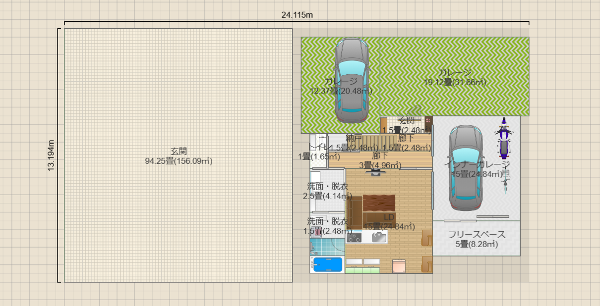 光丘案5（土地165.33：12.18*13.50建蔽50:82.665容積100想定）