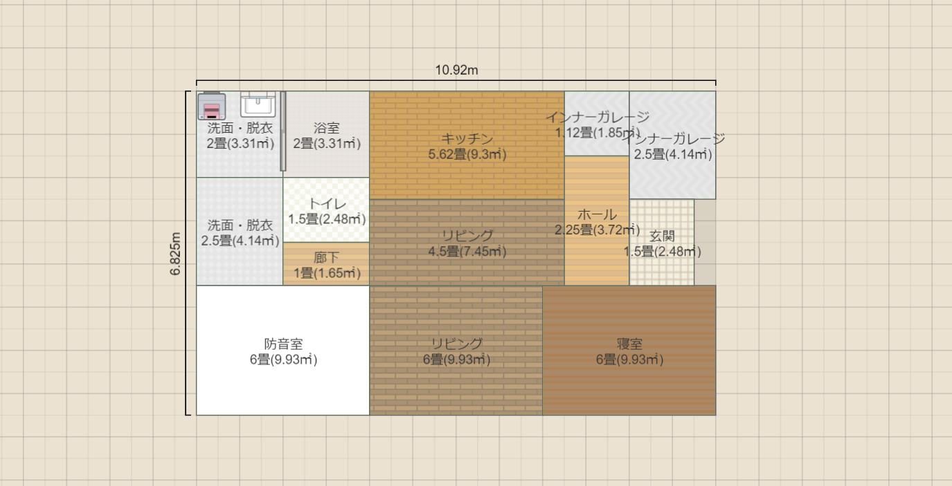 東玄関_送信所・スタジオ改定①(間取図)