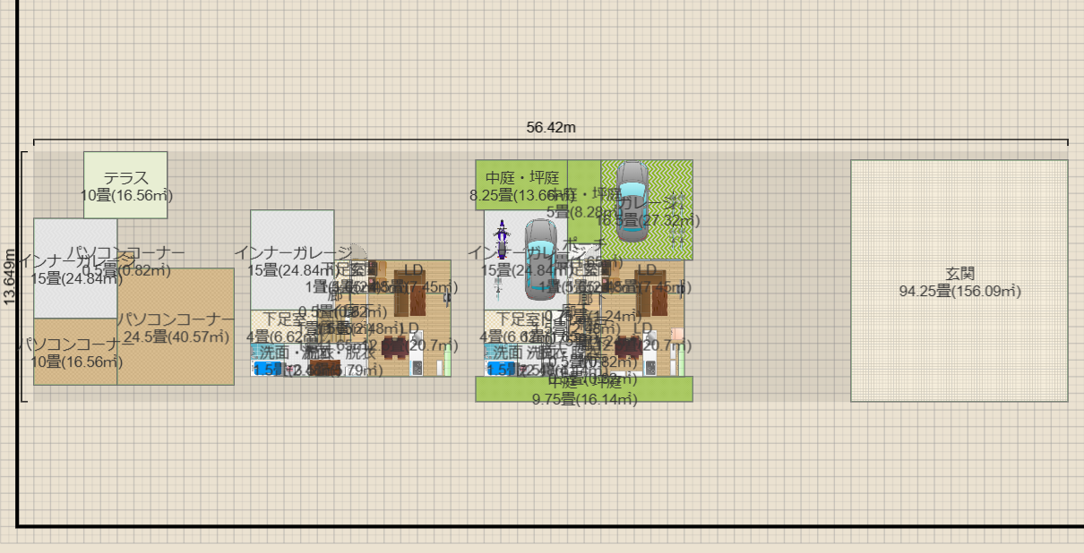 光丘案8U（土地165.33：12.18*13.50建蔽50:82.665容積100想定）