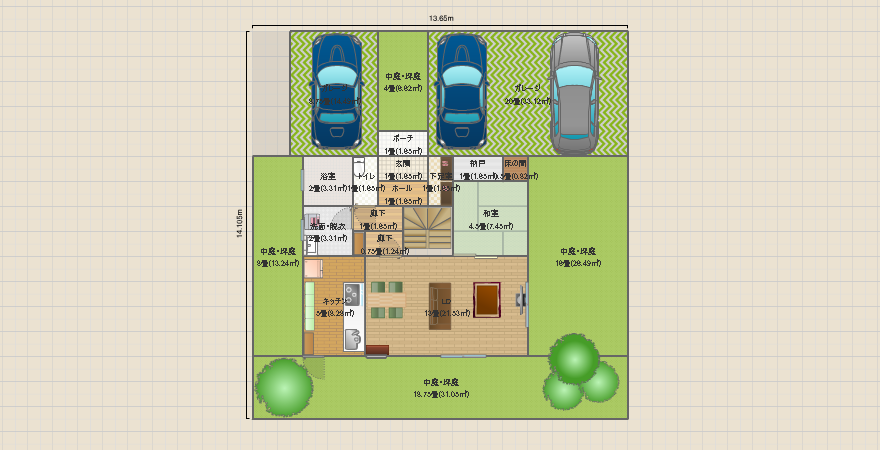 33坪東南角地_コピー