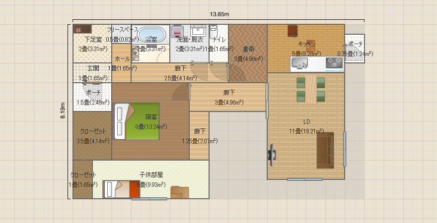 20140208 平屋　西玄関