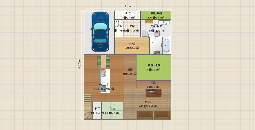 庭を囲んだいえ_コピー