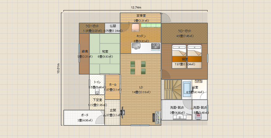 寝室1Ｆ No.13